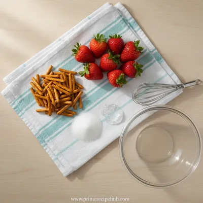 Strawberry Pretzel Jello Salad Recipe - cooking process