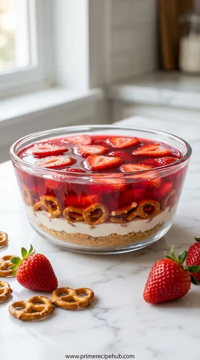 Strawberry Pretzel Jello Salad Recipe