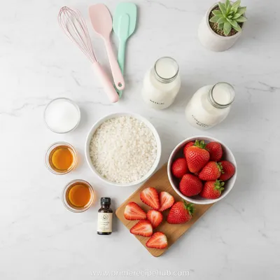 Strawberry Sago Dessert - cooking process