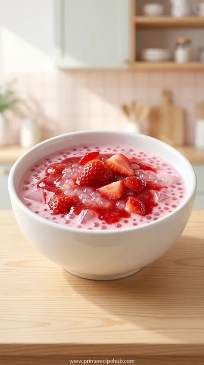Strawberry Sago Dessert