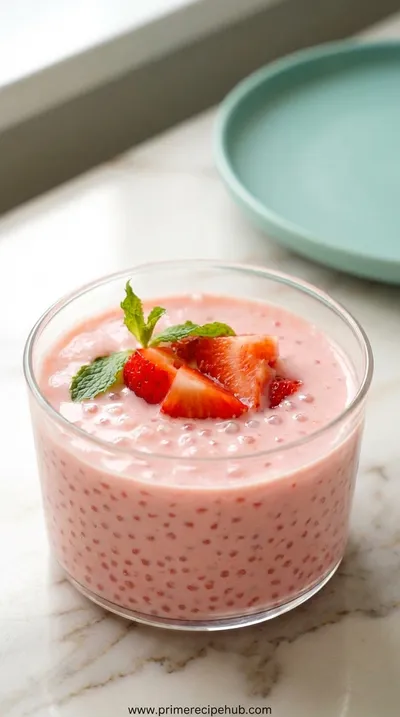 5-Ingredient Strawberry Sago