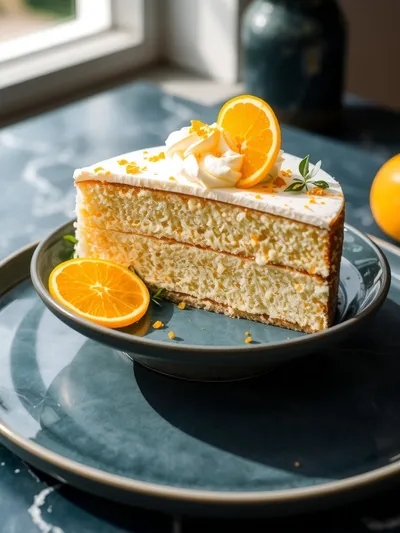 Summer Orange Cake – Moist & Refreshing - ready to serve