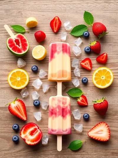 Homemade Summer Popsicles – Refreshing Fruit Treat - ingredients preparation