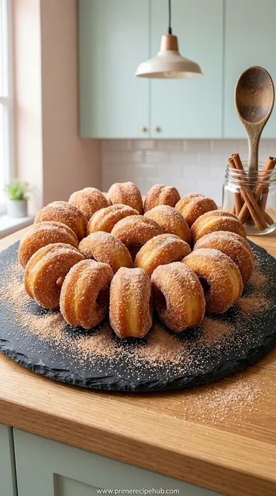 Sweet Churro Donut Bites