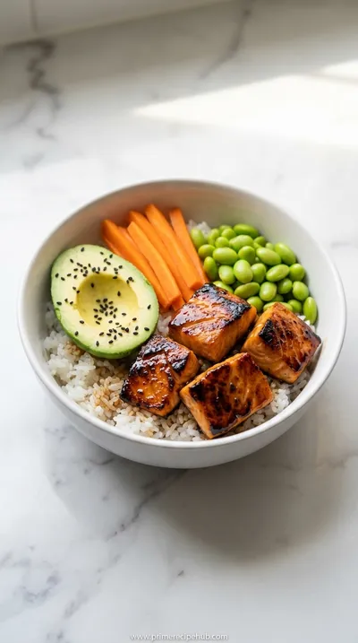 Teriyaki Salmon Sushi Bowl