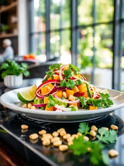 Thai Mango Salad - cooking process