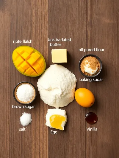 Tropical Mango Cookies Recipe - ingredients preparation