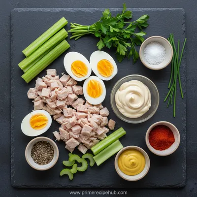 Turkey Deviled Eggs - cooking process