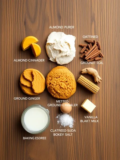 Vegan Pumpkin Pie Cookies - ingredients preparation