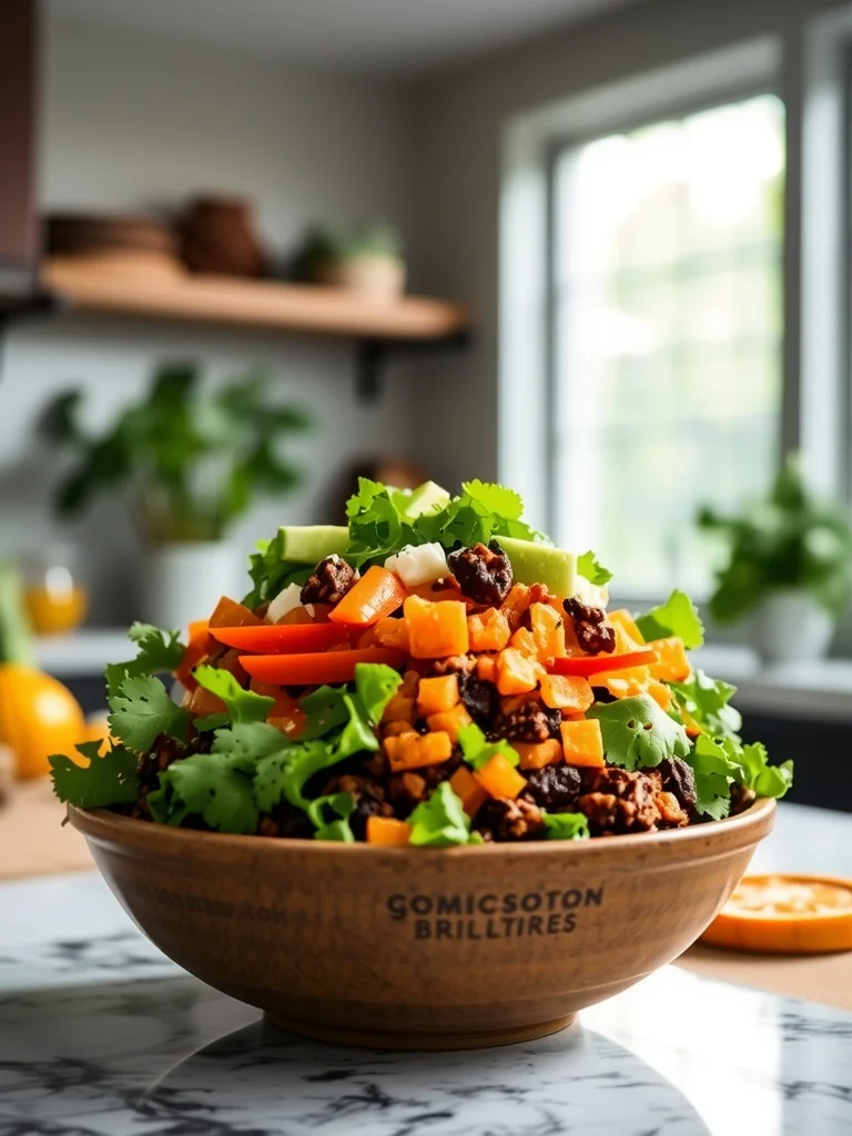Vegan Sweet Potato Burrito Bowl – Easy Healthy Recipe