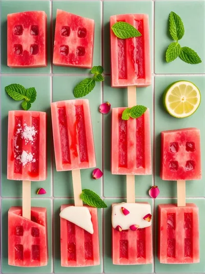 Vegan Watermelon Pops - ingredients preparation