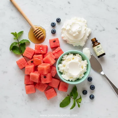 Watermelon Cake – Fresh Summer Dessert - cooking process