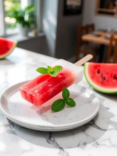 Watermelon Ice Pops – Refreshing Summer Treat - ready to serve