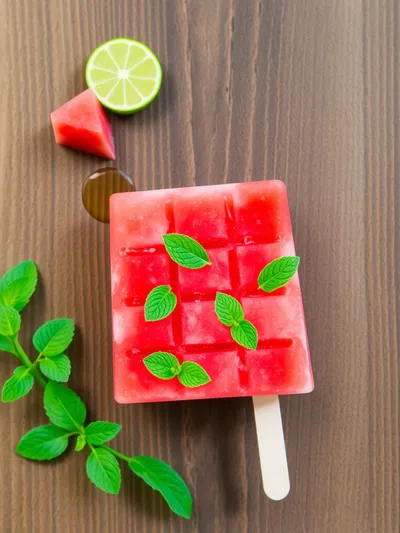 Watermelon Popsicle – Refreshing Summer Treat - ingredients preparation