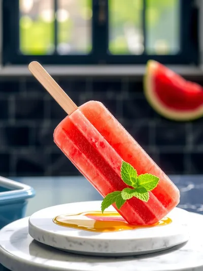 Watermelon Popsicle – Refreshing Summer Treat - cooking process