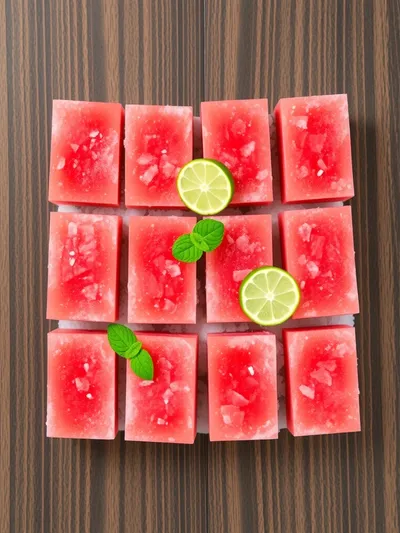 Watermelon Popsicles – Refreshing Summer Treat - ingredients preparation