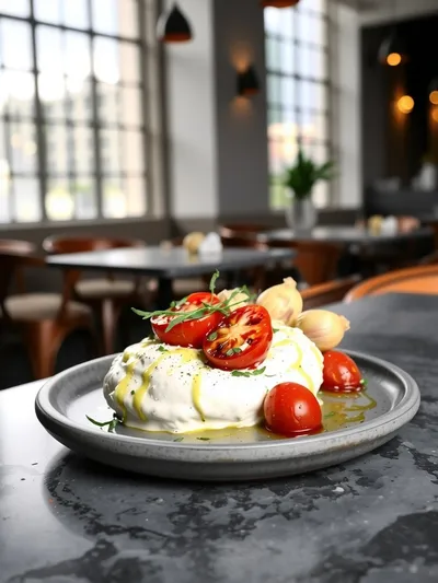 Whipped Feta with Roasted Tomatoes & Garlic - cooking process