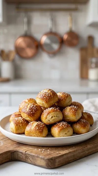 Yeast-Free Sourdough Pretzel Bites