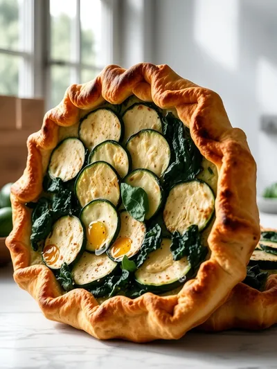 Zucchini and Spinach Pie – Low‑Carb Keto Comfort Bake