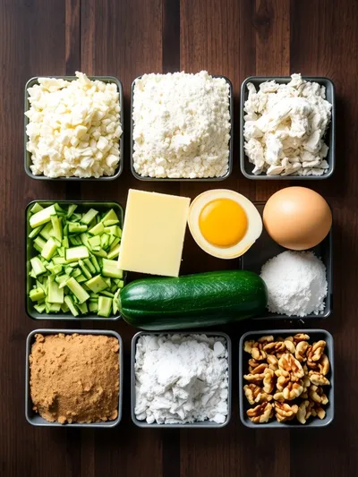 The Best Zucchini Bread Recipe - ingredients preparation