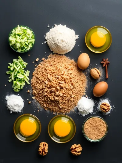 Best Zucchini Bread Recipe - ingredients preparation