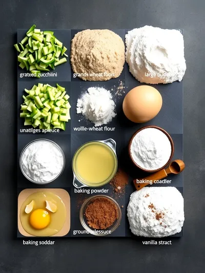 Skinnier Zucchini Bread Recipe - ingredients preparation