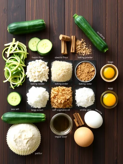 Zucchini Muffins: Moist and Delicious - ingredients preparation